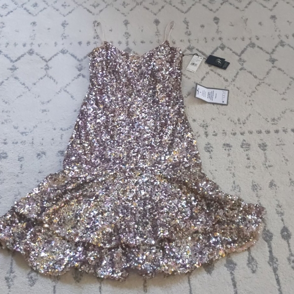 Adrianna Papell Dresses & Skirts - Adrianna Papell Sequin Midi Party Dress Price Firm